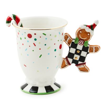 Bake Shop Gingerbread Handle Mug with Spoon mackenzie-childs Panama 0