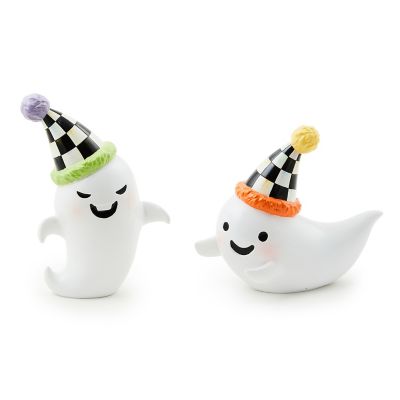 Trick or Treat Ghost Figurines, Set of 2 mackenzie-childs Panama 0