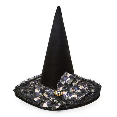 Haunted House Courtly Check Witch Hat mackenzie-childs Panama 0