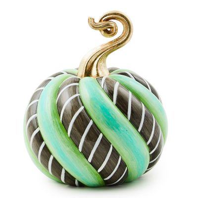 Trick or Treat Candy Swirl Mini Pumpkin mackenzie-childs Panama 0