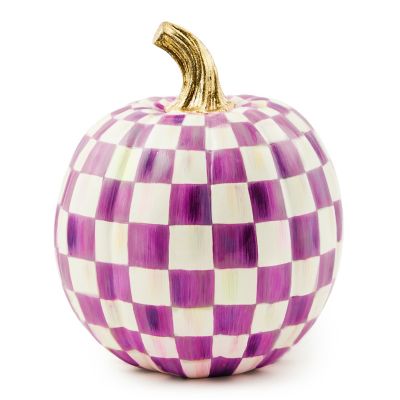 Plum Check Small Pumpkin mackenzie-childs Panama 0