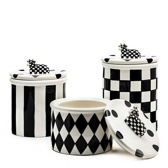 Cow Creamery Canisters - Set of 3 image three