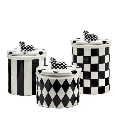 Cow Creamery Canisters, Set of 3 mackenzie-childs Panama 0