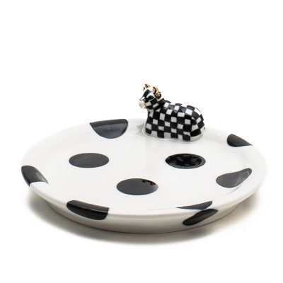 Ceramic Cow Spoon Rest - Kitchen Ladle & Spoon Holder