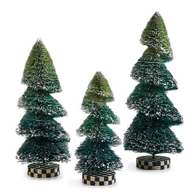 Farmhouse Holiday Bottle Brush Trees - Set of 3 mackenzie-childs Panama 0