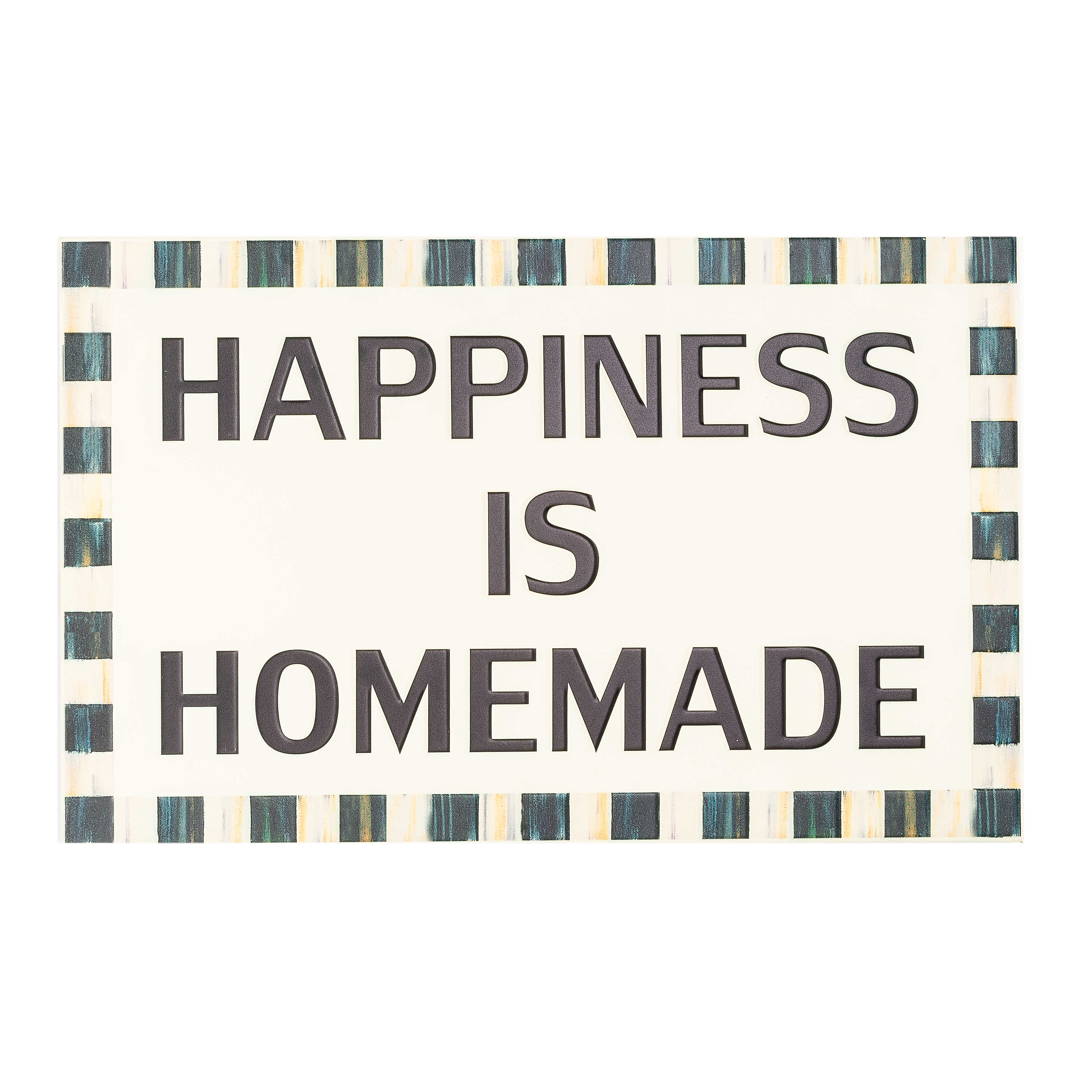 Happiness is Homemade Sign mackenzie-childs Panama 0