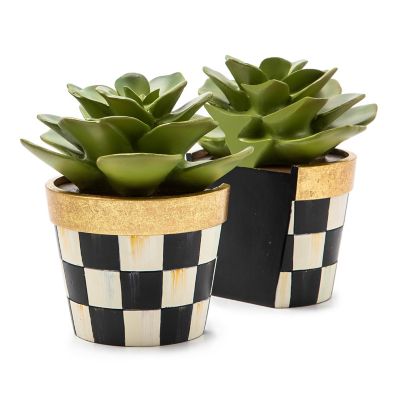 Succulent Bookends mackenzie-childs Panama 0