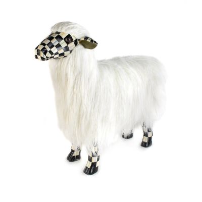 Courtly Check White Sheep - Large mackenzie-childs Panama 0