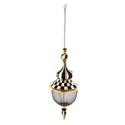 Courtly Check Pendant Bird Feeder mackenzie-childs Panama 0