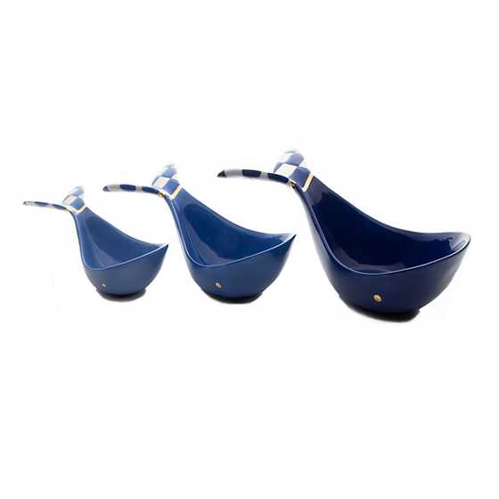 Big Blue Nesting Bowls - Set of 3 image four