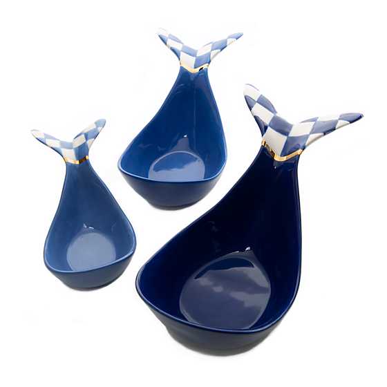 Big Blue Nesting Bowls - Set of 3 image one