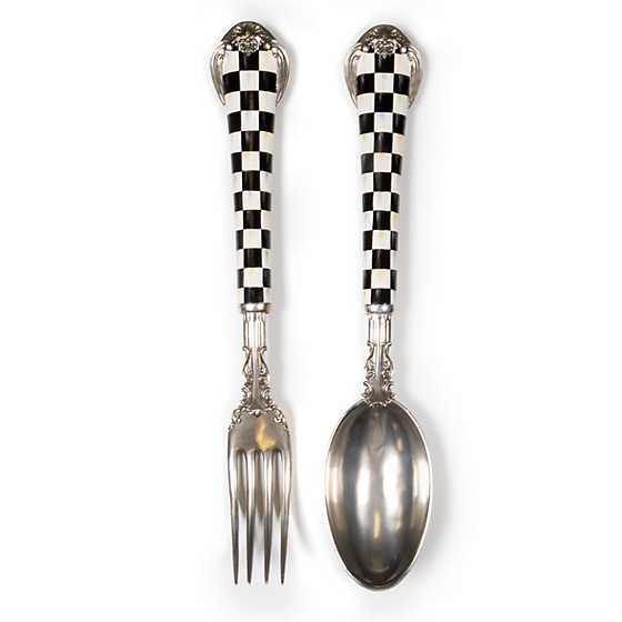 Courtly Check Spoon & Fork image two