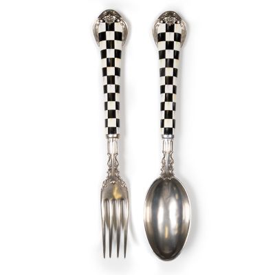 Courtly Check Pasta Spoon - Red - RFD