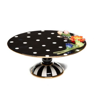 Floradot Pedestal Platter