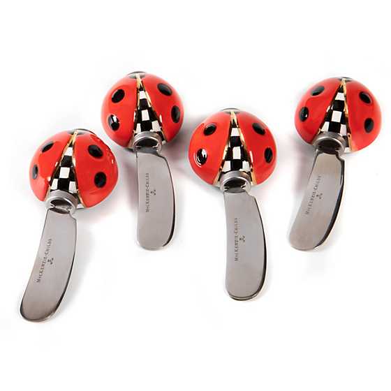 Ladybug Canape Knives - Set of 4