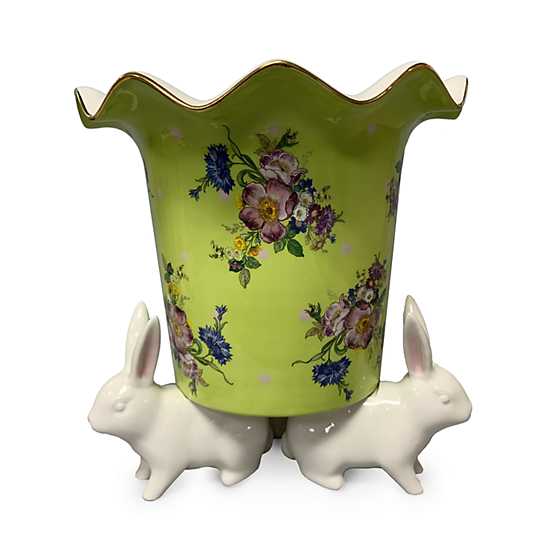 Florabunda Rabbit Pot - Green