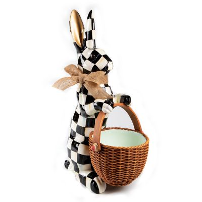 Courtly Check Basket Bunny mackenzie-childs Panama 0