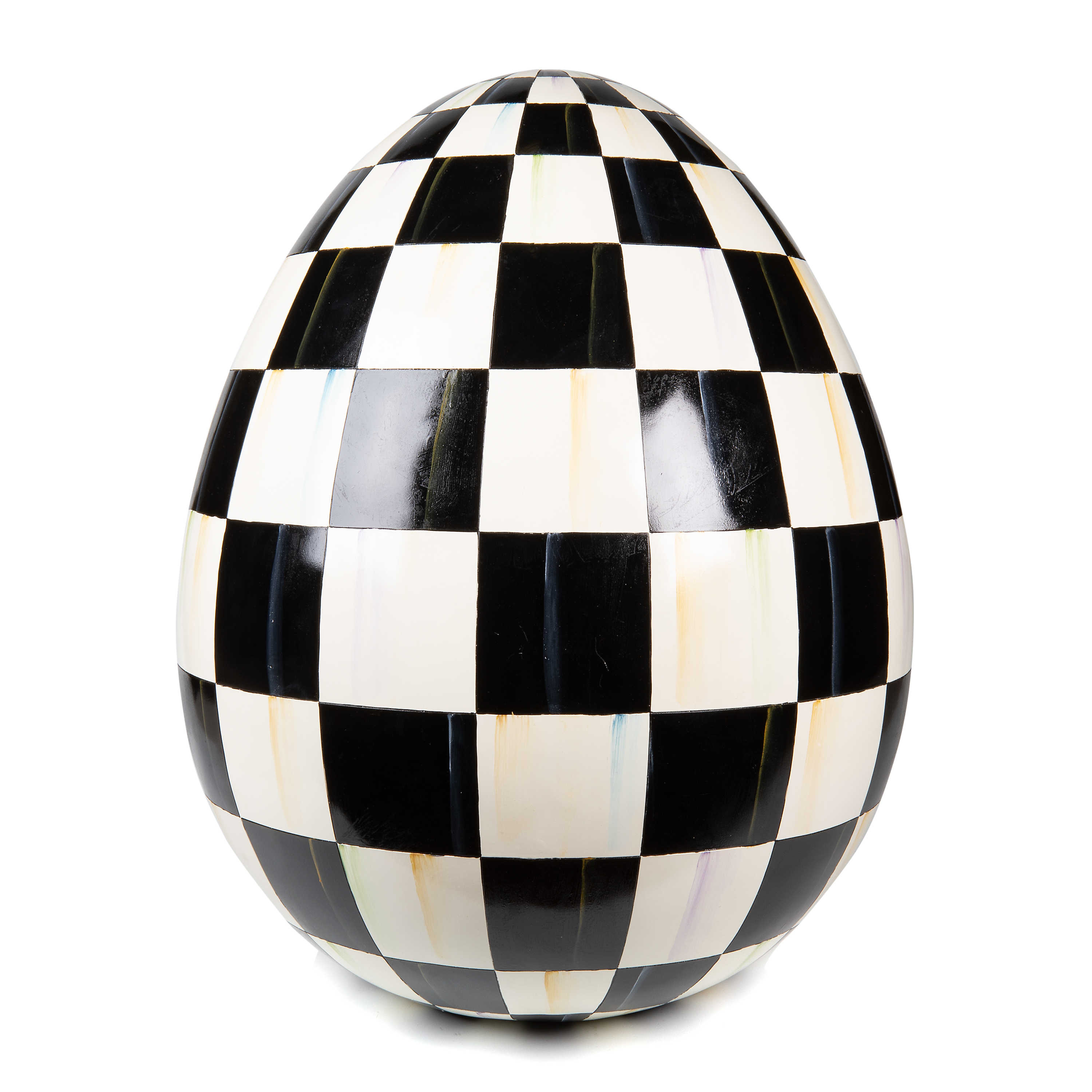 Courtly Check Trophy Egg mackenzie-childs Panama 0