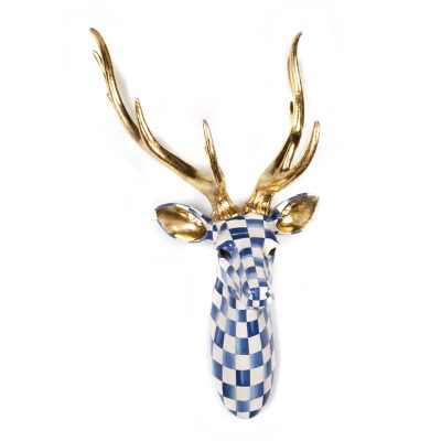 MacKenzie-Childs | Royal Check Deer Mount