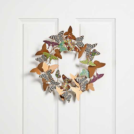 Butterfly Wreath image two