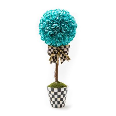 Aqua Topiary Drop In - Small mackenzie-childs Panama 0