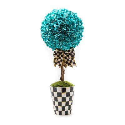 Aqua Pom-Pom Decorative Ribbon