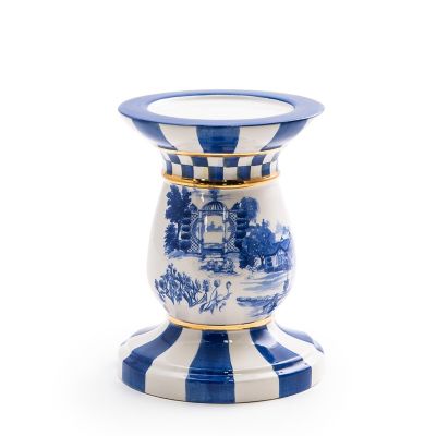 Royal Toile Short Pillar Candle Holder mackenzie-childs Panama 0