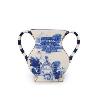 MacKenzie-Childs  Royal Toile Vase