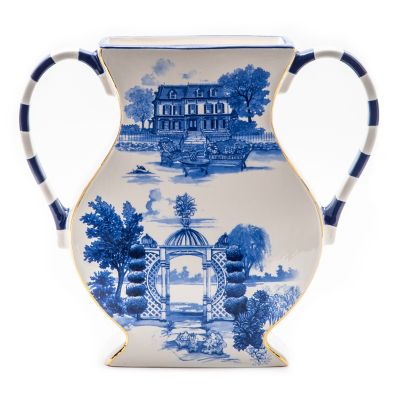 Royal Toile Vase mackenzie-childs Panama 0