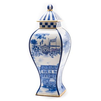 Blue Chinoiserie Ginger Jar - Extra Large