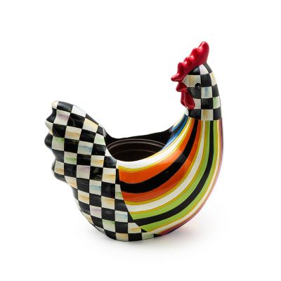 Avant Garden Chicken Stripe Planter mackenzie-childs Panama 0