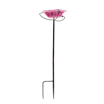 Avant Garden Pink Birdbath Stake mackenzie-childs Panama 0