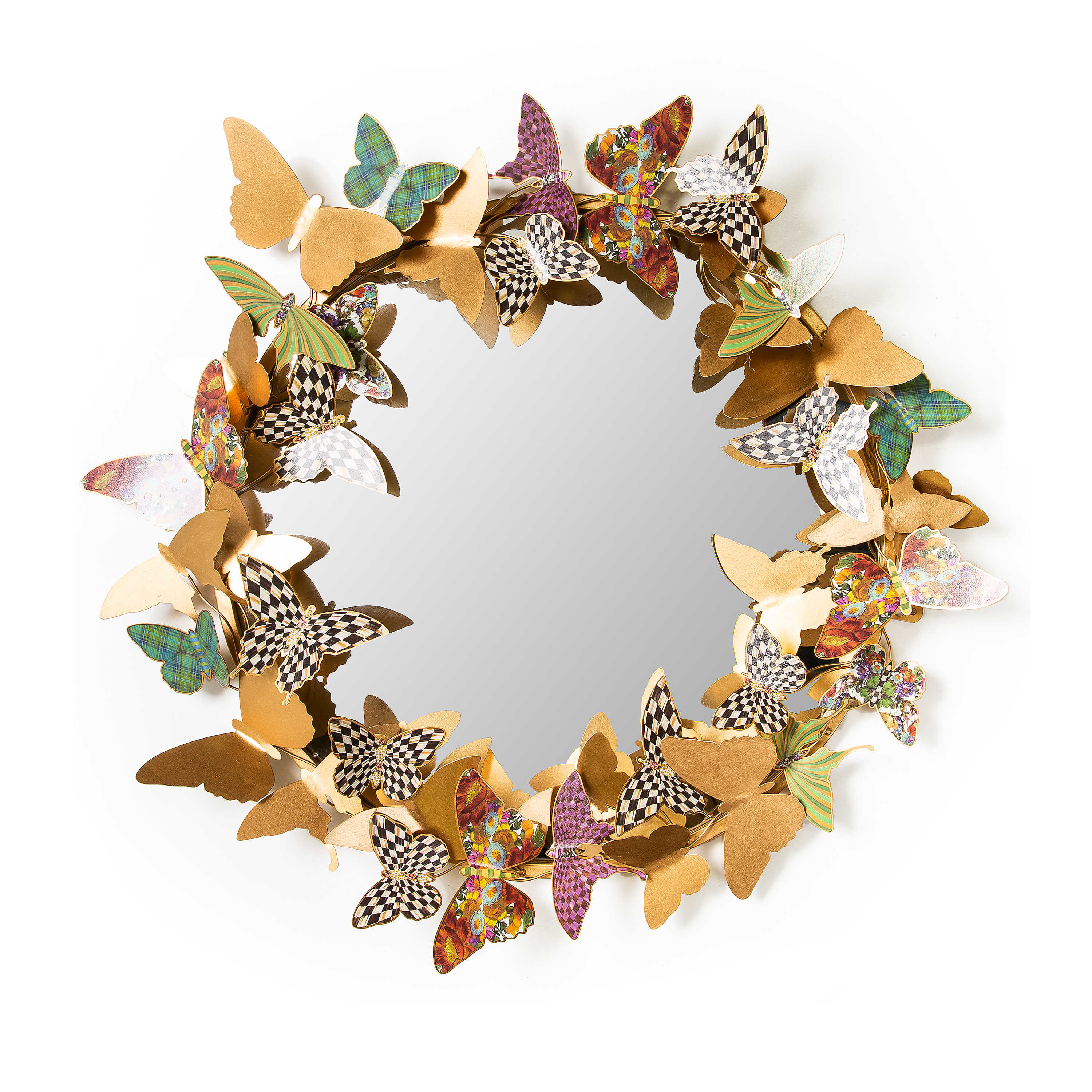 Butterfly Garden Mirror mackenzie-childs Panama 0
