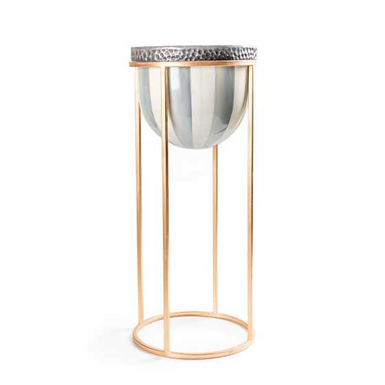 Sterling Stripe Tall Plant Stand