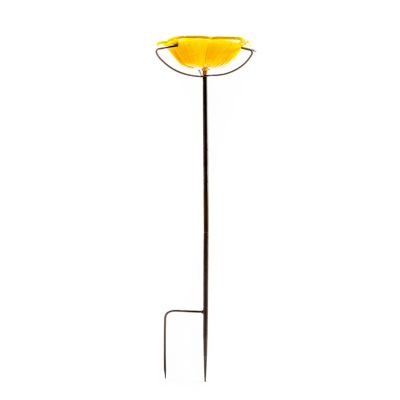 Avant Garden Yellow Birdbath Stake mackenzie-childs Panama 0