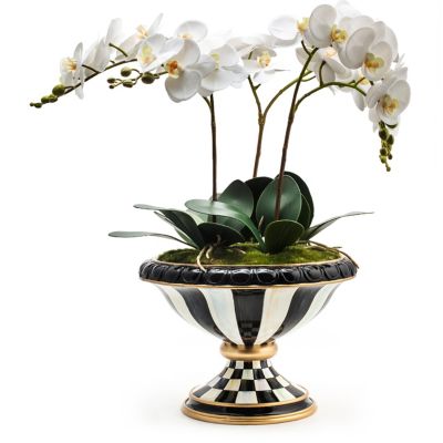 Courtly Check Orchid Arrangement mackenzie-childs Panama 0