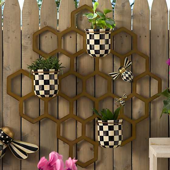 Honeycomb Wall Planter image two