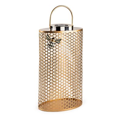 Honeycomb Large Tin Solar Lantern mackenzie-childs Panama 0