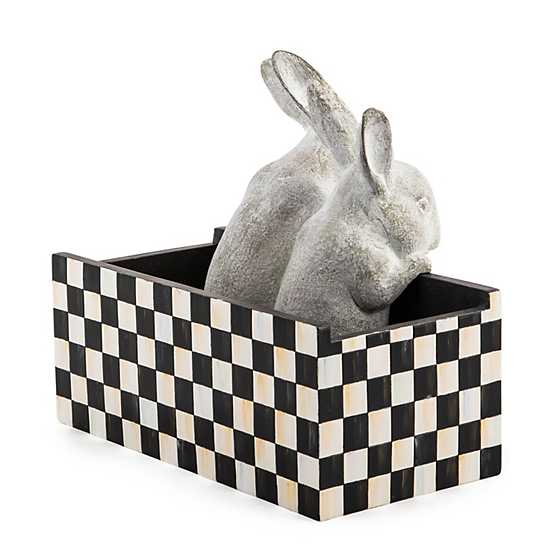 Courtly Check Bunny Planter image three