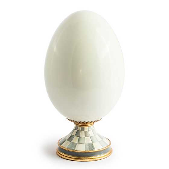 Touch of Pink Floral Pedestal Egg image three