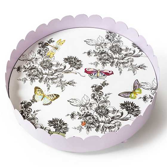 Butterfly Toile Tray image three