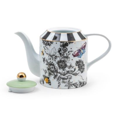 MacKenzie-Childs | Butterfly Toile Teapot