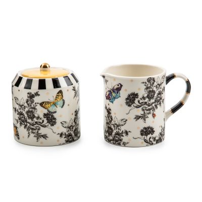 Butterfly Toile Creamer & Sugar Set