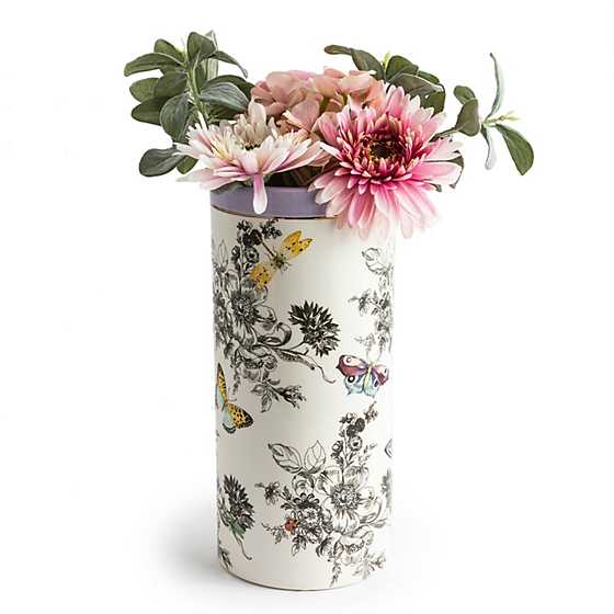 Butterfly Toile Vase - Tall image four