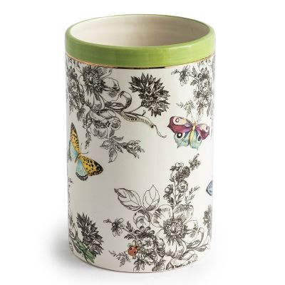 Butterfly Toile Short Vase