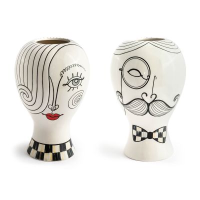 MacKenzie-Childs | Doodles Dandy Head Vase