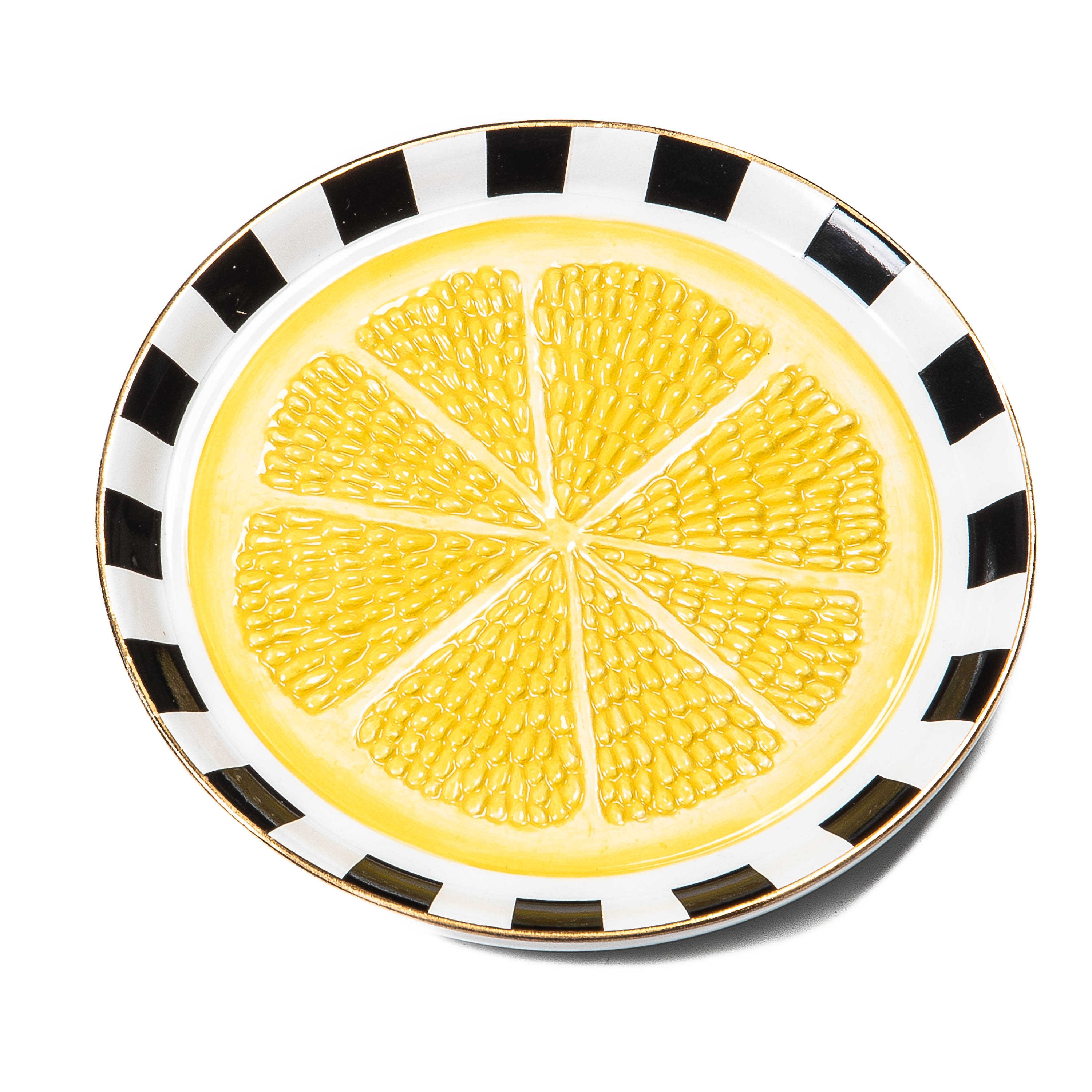 Lemon Trinket Dish mackenzie-childs Panama 0