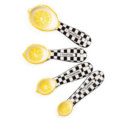 Lemon Measuring Spoons mackenzie-childs Panama 0