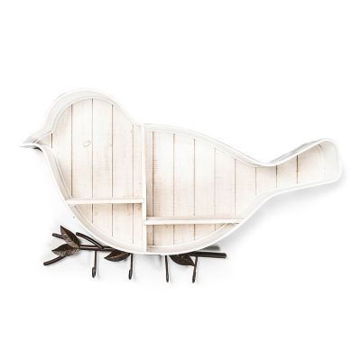 Courtly Check Bird Shelf mackenzie-childs Panama 0