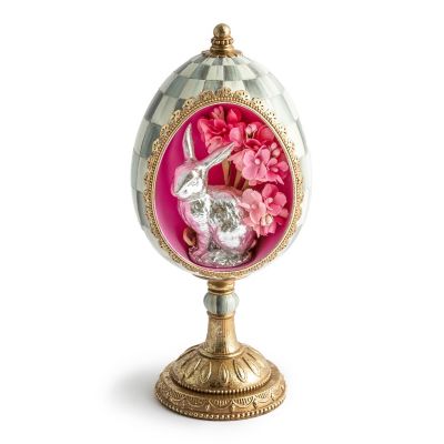 Touch of Pink Bunny Treasure Egg mackenzie-childs Panama 0